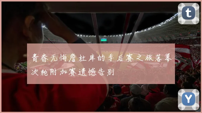 青春无悔詹杜库的季后赛之旅落幕次轮附加赛遗憾告别